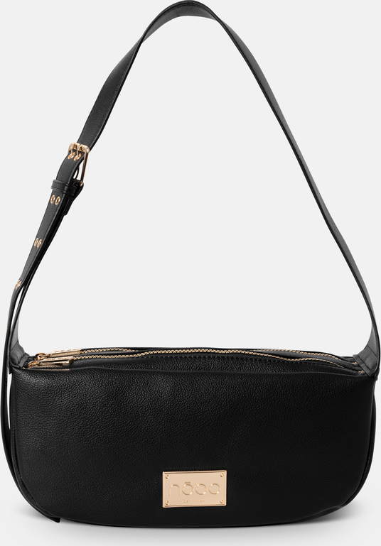 Czarna torebka NOBO na ramię w stylu glamour