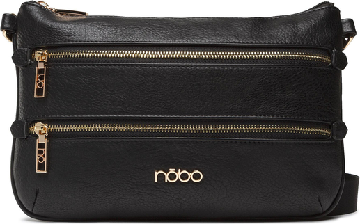 Czarna torebka NOBO w młodzieżowym stylu na ramię matowa