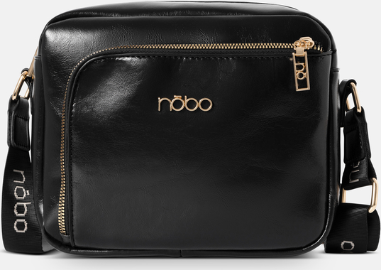 Czarna torebka NOBO w młodzieżowym stylu średnia