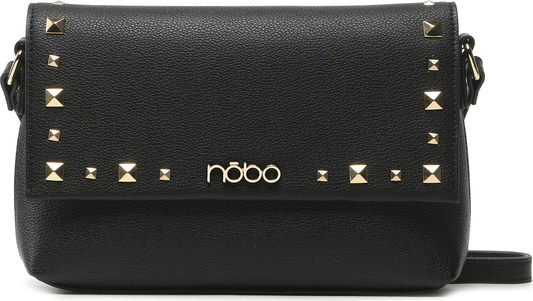 Czarna torebka NOBO w młodzieżowym stylu średnia matowa