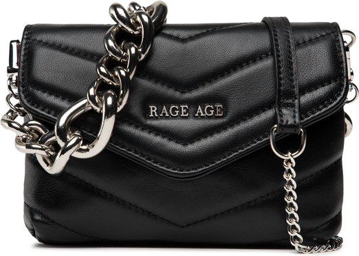 Czarna torebka Rage Age matowa na ramię mała