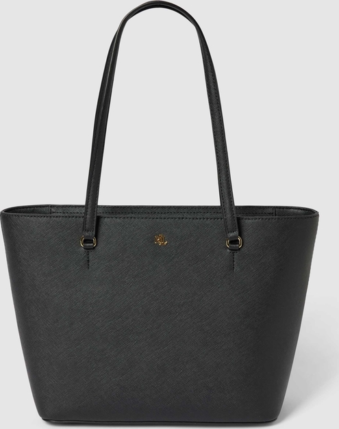 Czarna torebka Ralph Lauren w wakacyjnym stylu duża
