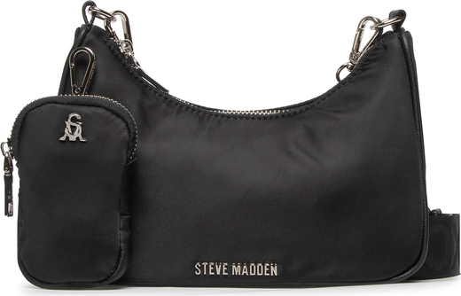 Czarna torebka Steve Madden średnia matowa na ramię