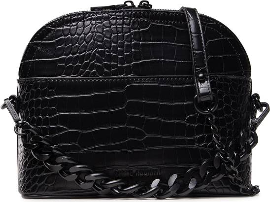 Czarna torebka Steve Madden w młodzieżowym stylu z nadrukiem