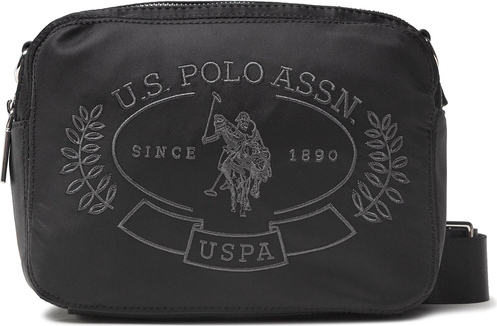 Czarna torebka U.S. Polo średnia w młodzieżowym stylu