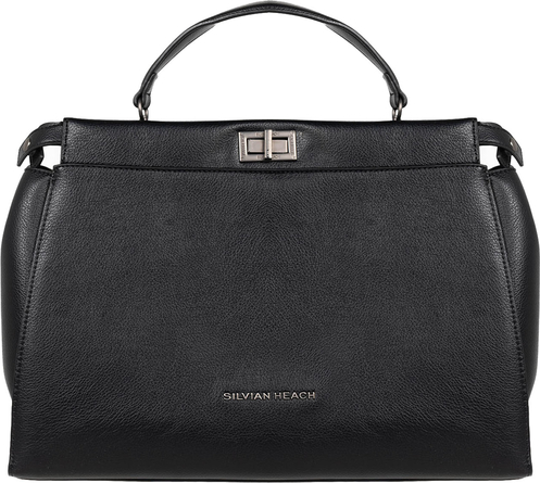 Czarna torebka ubierzsie.com w wakacyjnym stylu do ręki średnia