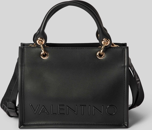 Czarna torebka Valentino Bags duża matowa