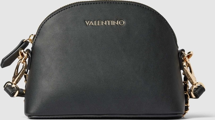 Czarna torebka Valentino Bags matowa średnia na ramię