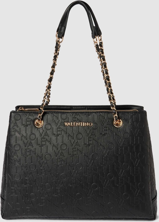 Czarna torebka Valentino Bags na ramię matowa