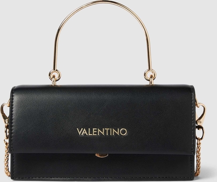Czarna torebka Valentino Bags z aplikacjami na ramię