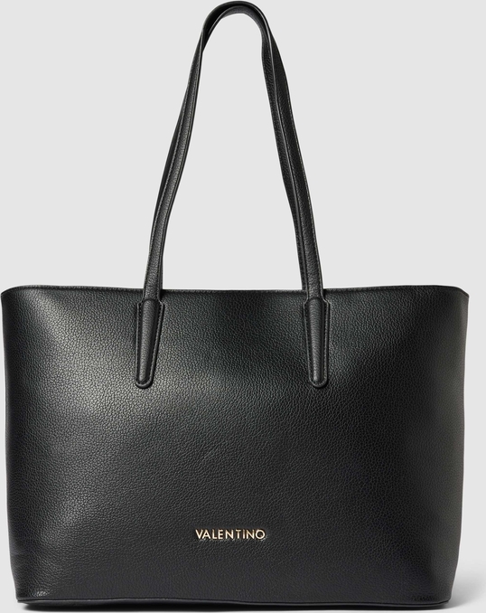 Czarna torebka Valentino Bags ze skóry ekologicznej z aplikacjami w wakacyjnym stylu