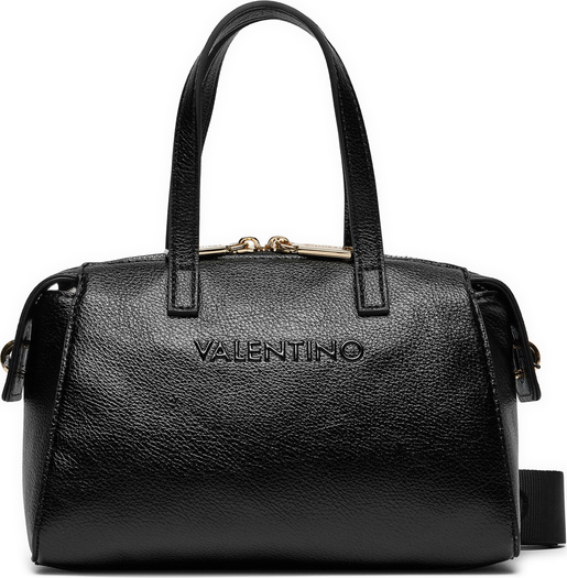 Czarna torebka Valentino do ręki średnia matowa