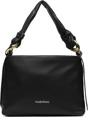 Czarna torebka Valentino duża matowa na ramię