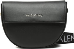 Czarna torebka Valentino na ramię w młodzieżowym stylu średnia