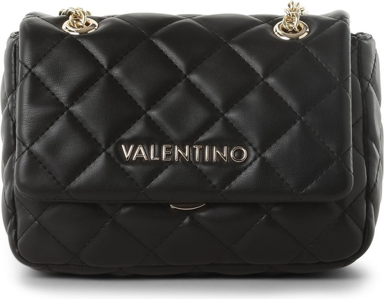 Czarna torebka Valentino w młodzieżowym stylu na ramię ze skóry