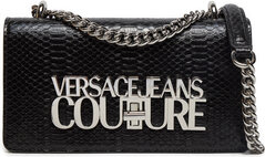 Czarna torebka Versace Jeans mała na ramię matowa