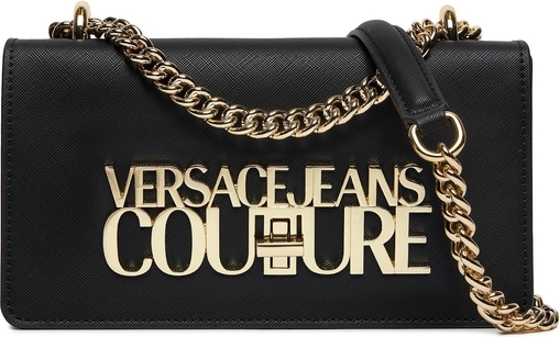 Czarna torebka Versace Jeans matowa na ramię