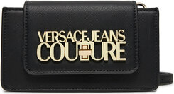 Czarna torebka Versace Jeans matowa w młodzieżowym stylu mała