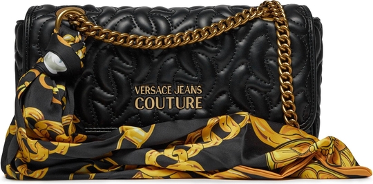 Czarna torebka Versace Jeans na ramię mała matowa