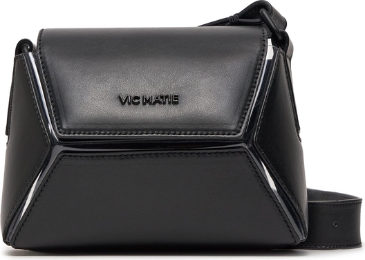 Czarna torebka Vic Matié na ramię średnia w młodzieżowym stylu