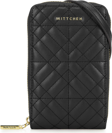 Czarna torebka Wittchen pikowana w młodzieżowym stylu na ramię