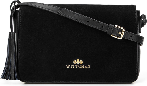 Czarna torebka Wittchen średnia w młodzieżowym stylu matowa