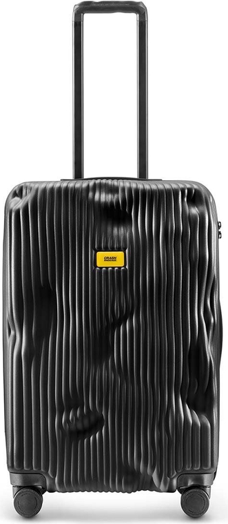 Czarna walizka Crash Baggage z tkaniny