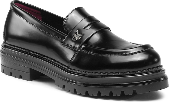 Czarne buty Calvin Klein na platformie