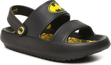 Czarne buty dziecięce letnie Batman