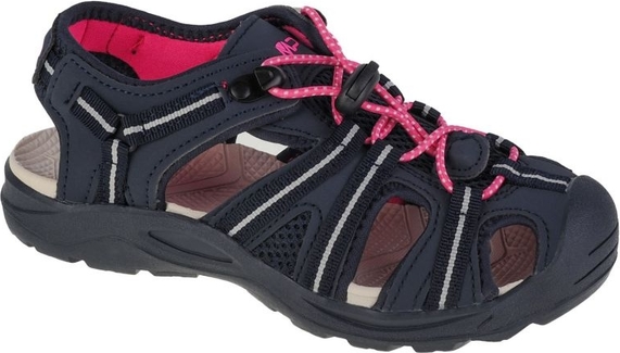 Czarne buty dziecięce letnie Inna marka z tkaniny sznurowane dla dziewczynek