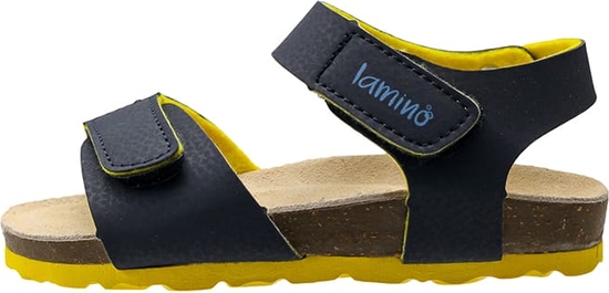 Czarne buty dziecięce letnie Lamino na rzepy
