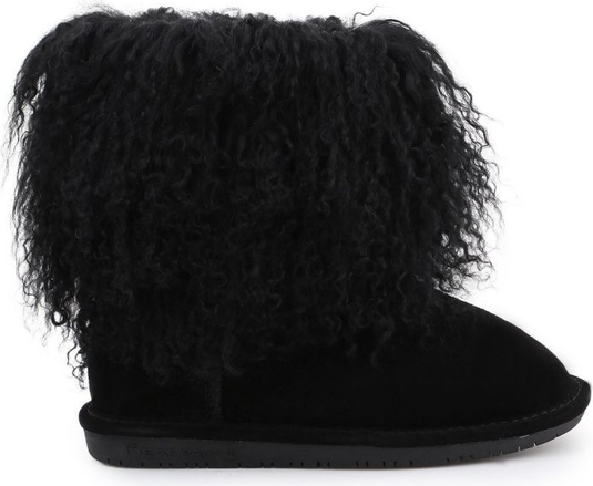 Czarne buty dziecięce zimowe Bearpaw dla dziewczynek