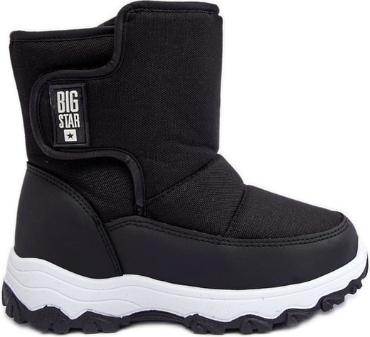 Czarne buty dziecięce zimowe Big Star dla chłopców