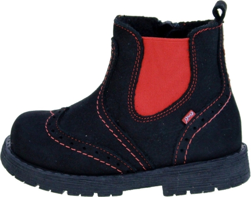 Czarne buty dziecięce zimowe EMEL