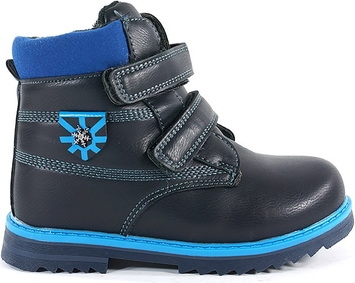Czarne buty dziecięce zimowe Enplus dla chłopców