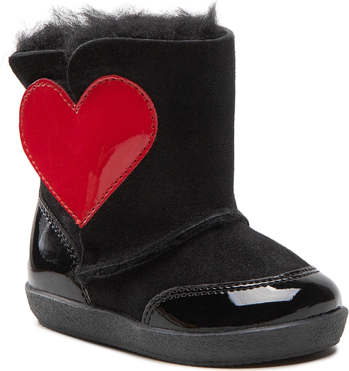 Czarne buty dziecięce zimowe Falcotto