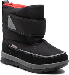 Czarne buty dziecięce zimowe GARVALIN