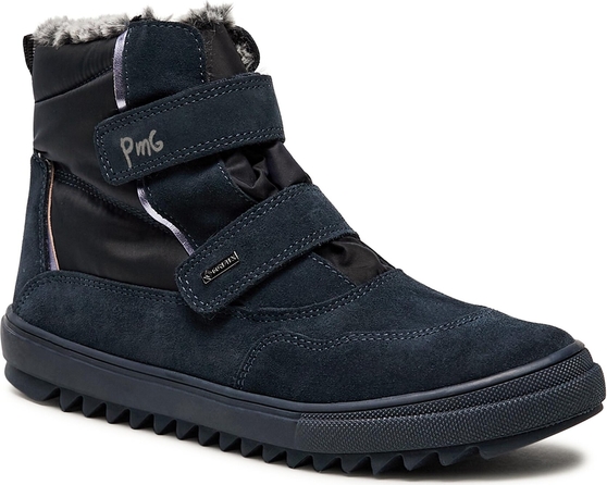 Czarne buty dziecięce zimowe Primigi na rzepy