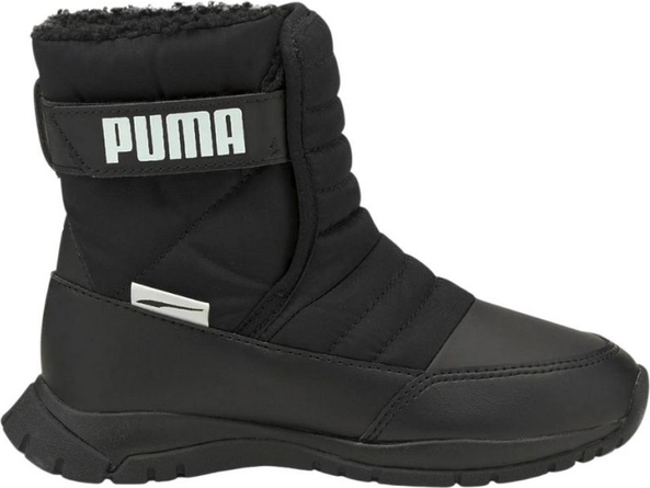 Czarne buty dziecięce zimowe Puma