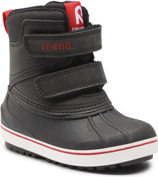 Czarne buty dziecięce zimowe Reima na rzepy