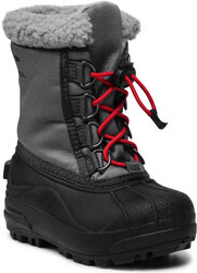 Czarne buty dziecięce zimowe Sorel