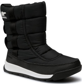 Czarne buty dziecięce zimowe Sorel dla chłopców
