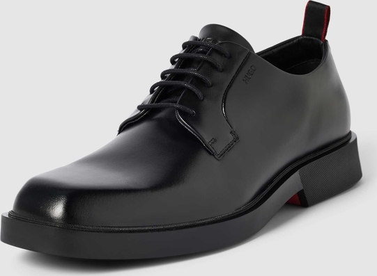 Czarne buty Hugo Boss sznurowane