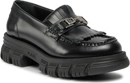 Czarne buty Karl Lagerfeld na platformie