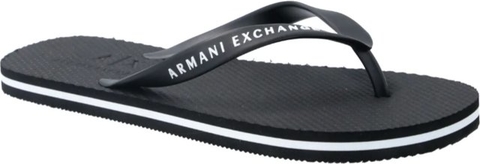 Czarne buty letnie męskie Armani Exchange