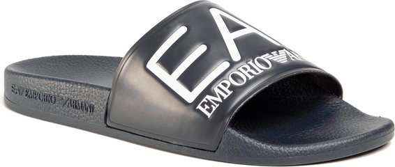 Czarne buty letnie męskie EA7 Emporio Armani w stylu casual