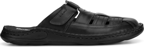 Czarne buty letnie męskie Go Soft w stylu casual