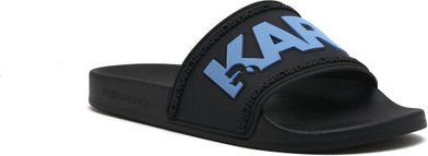 Czarne buty letnie męskie Karl Lagerfeld w sportowym stylu