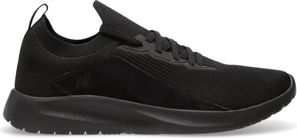 Czarne buty sportowe 4F w sportowym stylu