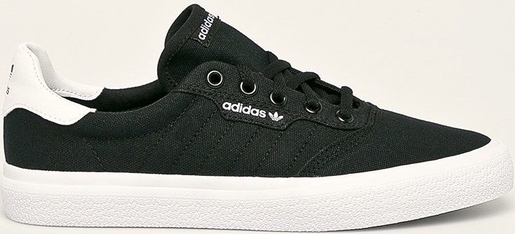 Czarne buty sportowe Adidas Originals z płaską podeszwą